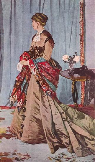 Claude Monet Madame Gaudibert China oil painting art